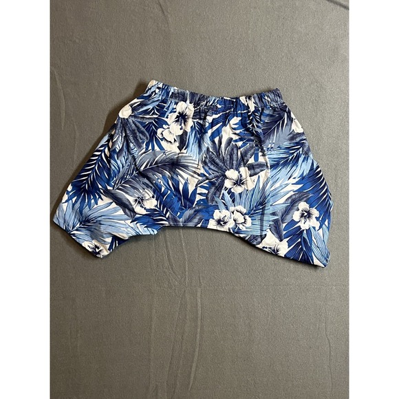 MidLee Tops - MidLee Blue Floral Tropical Hawaiian Womens Blouse Top Size XXL